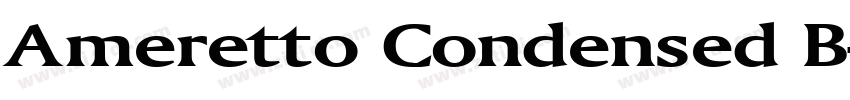 Ameretto Condensed B字体转换